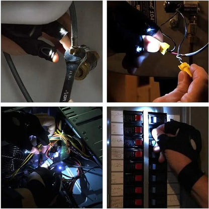 GripLite PRO Guantes Linterna